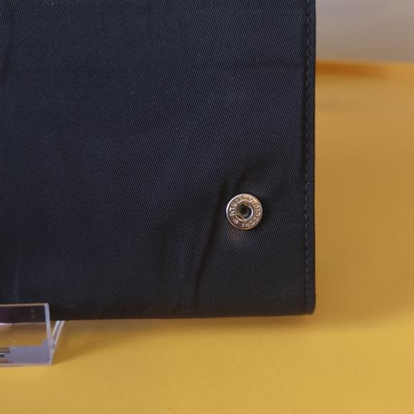 Prada Milano Tessuto Nylon Wallet / Clutch Bag with Silver Chain - Picture 5 of 10